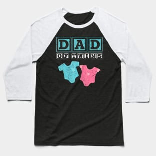 Dad Of Twins Family  Fathers Day Future Parents Baseball T-Shirt